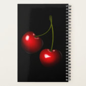 濃い赤の甘いさくらんぼ – 色を選択 プランナー手帳 (裏面)