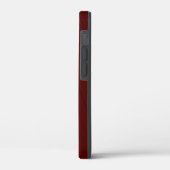 濃い赤の背景テクスチャ Case-Mate iPhoneケース (裏面 / 左)
