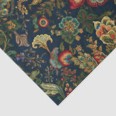 濃い赤の花チノワスリーの切り離し 薄葉紙 (詳細)