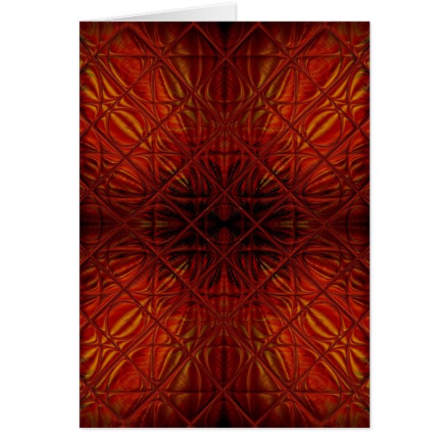 濃い赤の黒のパターン (正面)