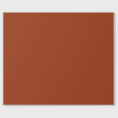濃い赤みがかったオレンジ ラッピングペーパー (フラット)