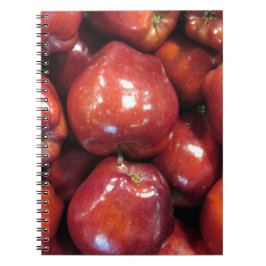 濃い赤リンゴ ノートブック