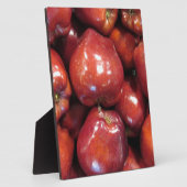 濃い赤リンゴ フォトプラーク (側面)