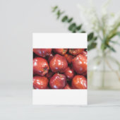 濃い赤リンゴ ポストカード (スタンド正面)