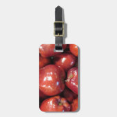 濃い赤リンゴ ラゲッジタグ (正面縦)