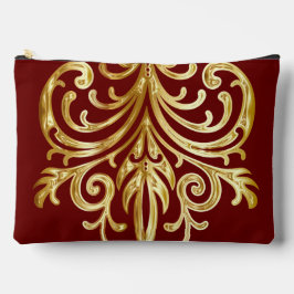 濃い赤、クリスマスプレゼント機関®大 アクセサリーポーチ