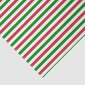 濃い赤、緑、白のティッシュペーパー 薄葉紙 (詳細)