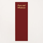 濃い赤、赤、無地の深い赤、エコ、無毒、 ヨガマット (正面)