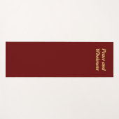 濃い赤、赤、無地の深い赤、エコ、無毒、 ヨガマット (正面(横))