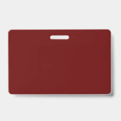 濃い赤#650000、銅さび バッジ (裏面)