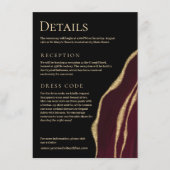 濃い酒は金ゴールドと合う エンクロージャーカード (正面)