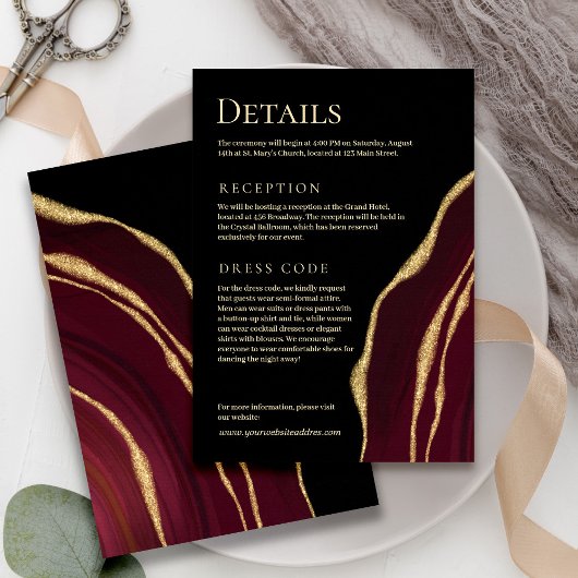 濃い酒は金ゴールドと合う エンクロージャーカード