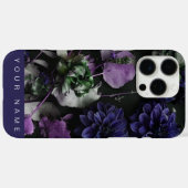 濃い開花ブルー Case-Mate iPhoneケース (裏面 (横))
