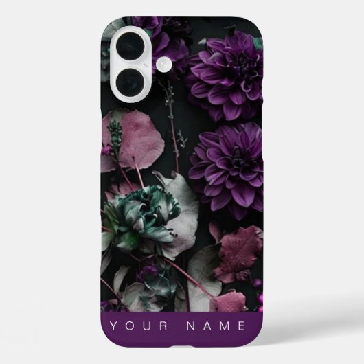 濃い開花紫 Case-Mate iPhoneケース (裏面)