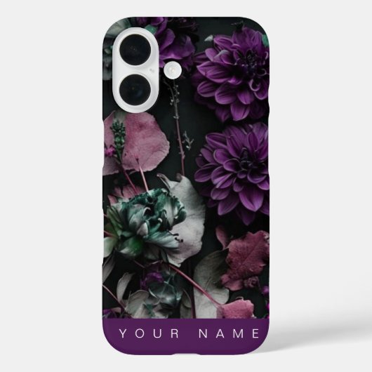 濃い開花紫 Case-Mate iPhoneケース (裏面)