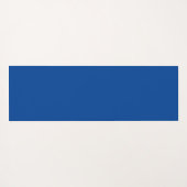 濃い青い線と赤い青い線のパターン ヨガマット (裏面(横))