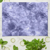 濃い青でくしゃくしゃになったテクスチャ キッチンタオル (折り畳み)