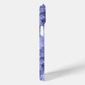 濃い青でくしゃくしゃになったテクスチャ Case-Mate iPhoneケース (裏面 / 右)