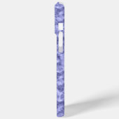 濃い青でくしゃくしゃになったテクスチャ Case-Mate iPhoneケース (裏面 / 左)