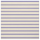 濃い青とベージュ色の線 ファブリック (見本)