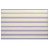 濃い青とベージュ色の線 ファブリック (ファットクウォーター)