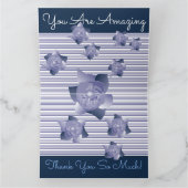 濃い青と淡い青 カード (内部)