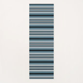 濃い青と淡い青 ヨガマット (正面)