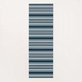 濃い青と淡い青 ヨガマット (裏面)