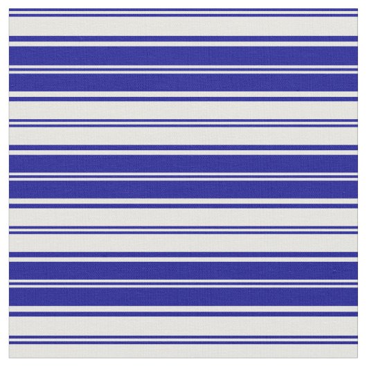 濃い青と白の色のストライプ ファブリック (クローズアップ)