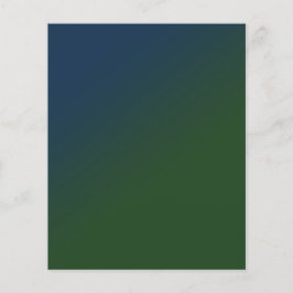 濃い青と緑のグラデーション紙