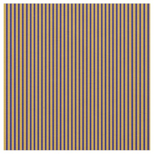 濃い青と金色の色パターン ファブリック (クローズアップ)