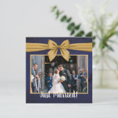 濃い青に金の結婚発表 シーズンカード (スタンド正面)