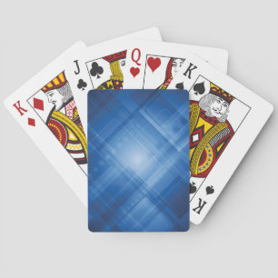 濃い青のハイテク背景 トランプ