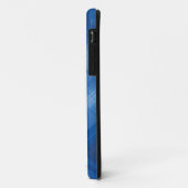 濃い青のハイテク背景 Case-Mate iPhoneケース (裏面/左)
