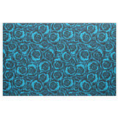 濃い青のバラ ファブリック (ファットクウォーター)