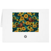 濃い青のレンツと花 (裏面横)