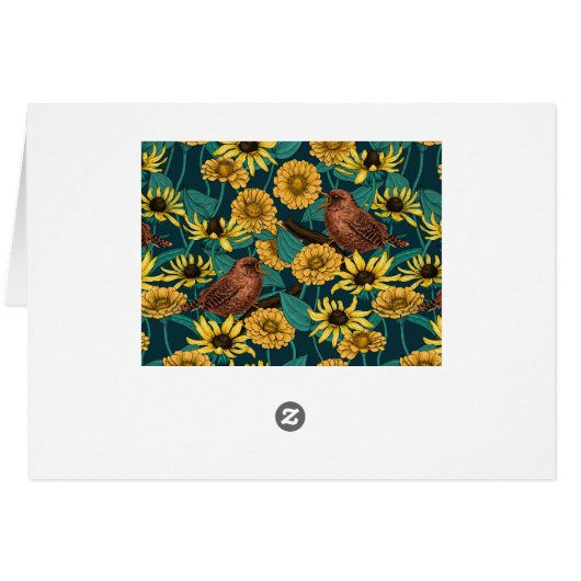 濃い青のレンツと花 (裏面横)