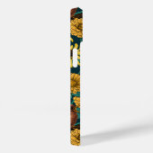 濃い青のレンツと花 Case-Mate iPhoneケース (裏面 / 右)