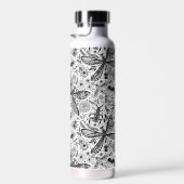 濃い青の上にブクブク虫 ウォーターボトル (右面)