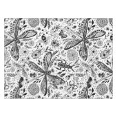 濃い青の上にブクブク虫 テーブルクロス (正面(横))