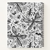 濃い青の上にブクブク虫 ノートブック (裏面)