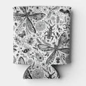 濃い青の上にブクブク虫 缶クーラー (正面)