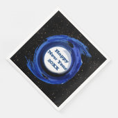 濃い青の夜にペイントされた、ハッピー ニュー イヤー 20xx (コーナー)