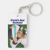 濃い青の文字 キーホルダー (裏面)