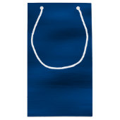 濃い青の波紋 スモールペーパーバッグ (裏面)