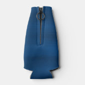 濃い青の波紋 ボトルクーラー (裏面)