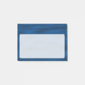 濃い青の波紋 ポストイット (正面)