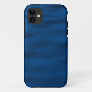 濃い青の波紋 iPhone 11 ケース