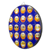 濃い青の絵文字 ダーツボード (正面右)