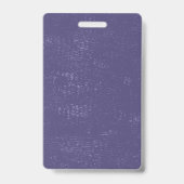 濃い青の背景ロゴのテンプレート社員 バッジ (裏面)